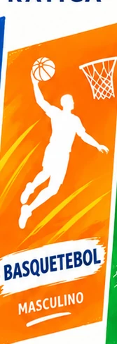 Ilustração da modalidade Basquetebol