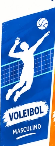 Ilustração da modalidade Voleibol